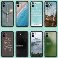 TPU Silicone Phone Case 4B42 Bible Verse OPPO A5S A3S A12E AX5 A37 A39 A57 A7 2018 A59 F1S F3 A77 A8