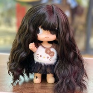 [Just Wig] Zsiga Blythe Doll Wig Bangs Long Hair Black Curly Hair Basic Wig