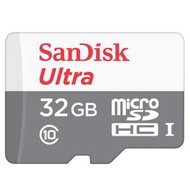 SanDisk 記憶卡 32G MicroSDHC 32GB UHS 讀取100M 另售 創見 16 32 64G