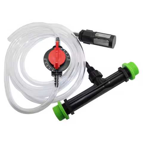 Agriculture Venturi Fertilizer Injector kit with 1/2 Inch to 3/4 Inch Thread Greenhouse Irrigation F