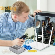 [TinCh-t] RJ45 Crimp Tool Kit Pass Through Ethernet Crimper And Tester For Cat5e Cat6 Cat6a 8P8C Wir