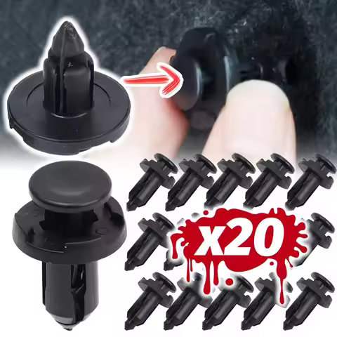 Car Bumper Retainer Clip Push Type Rivet Fender Door Trim Panel 9mm Hole Plastic Expansion Screws fo
