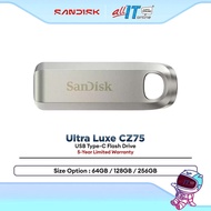 SanDisk Ultra Luxe CZ75 USB Type-C Flash Drive USB 3.2 Gen1 (64GB / 128GB / 256GB)