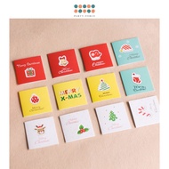 [SG Seller] - 12pcs/set Mini Christmas gift Card with Envelope