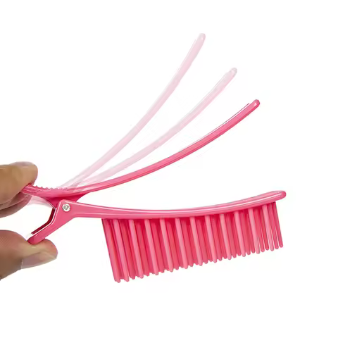 Professional Hair Grip Clamps Salon Hair Section Cutting Clips Comb Barber Dyeing Perm Hair Pins Hom