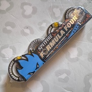 SPITFIRE - Formula Four Conical Yellow Print 52mm/99d Skateboard Wheels