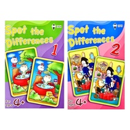 [EPH] Spot the Difference 1 & 2 Game Book Ages 4+ 岁 找不同 英文版 幼儿 游戏书 教育出版社 2023 4 5 6 岁 Ages Kindergar