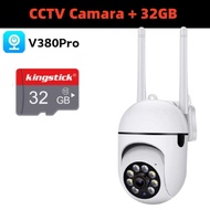 🎈ซื้อ 1 แถม 1🎈 Full HD 5MP Wireless กล้อง กล่องวงจรปิด360 wifi V380 Pro cctv กล้องวงจรปิดกันน้ำไร้สา
