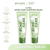 [2PCS] Bynads Acne Care Sleeping Mask with Salicyloyl Decapeptide-10 3in1 SleepingMask Moisturizer W