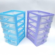 Lemari Laci Plastik 5 Susun Mini Drawer Storage Cabinet kecil