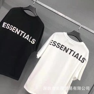 เสื้อสไตล์ป๊อปฮิป ตัวอักษร Fear Of God Essentials Boxy FOG