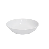 LITTLE HOMES STONEWARE DEEP PLATE 8.5 INCH - WHITE
