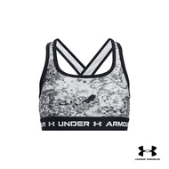 Under Armour Girls UA Crossback Printed Sports Bra