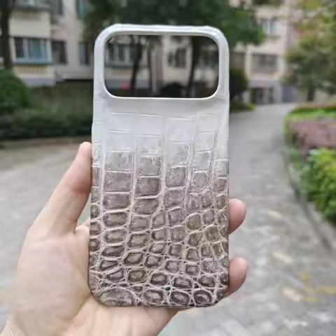 Natural Himalayan Real Genuine Leather Back Cover Phone Case For iPhone 13 14 15 16 17 Pro Max Plus 