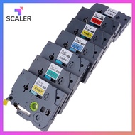 SCALER  12mm 9mm TZ-231 PT-E100B D210 Label Tape for Brother P-touch Printers .