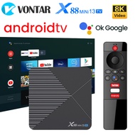 Smart TV BOX X88 Mini 13 TV Box Android13 ATV UI Rockchip RK3528 Quad Core 64bit Cortex A53 Support 