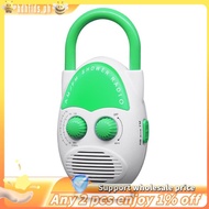 Mini AM FM  Portable Shower Radio Waterproof Speaker Bathroom Radio Adjustable Volume Insert Card