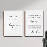Minimalist Elegant TS August,You're on Your Own Kid Motivational Lyrics Poster Canvas Painting Wall 