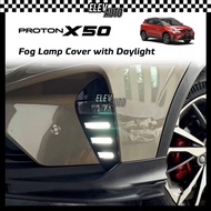 Proton X50 DRL Fog Lamp Cover LED Daytime Running Light Bar Proton X50 Accessories