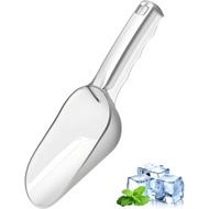 EUHOMY 12oz Sudu Ais Polikarbonat Jernih – Sudu Selamat untuk Makanan Bebas BPA dengan Pemegang Ergo