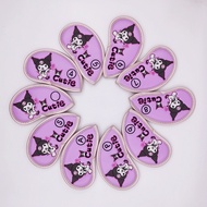 Little Devil Golf Club Cover Iron Cover 10pcs Waterproof PU Club Head Protective Cover GT5542 K7SD