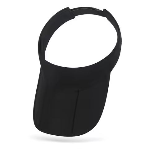 Summer Breathable Foldable Sun Visor Hat Anti-UV Adjustable Sports Visor Quick Dry Flexible Brim Bas