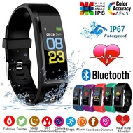 นาฬิกา นาฬิกาสมาร์ท 115 Plus กันน้ำได้ นาฬิกาข้อมือ Smart Watch Heart Rate Monitor Pedometer Bluetooth Smart Band i
