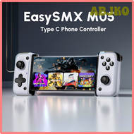 ABJKO EasySMX M05โทรศัพท์มือถือเกมแพ็ดบลูทูธตัวควบคุม Type C สำหรับ iPhone 15โทรศัพท์มือถือ Android