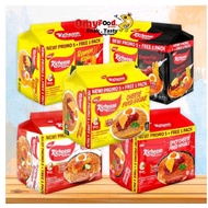 Vegetable richeese instant noodles (Spicy cheese Ramen, Cheese Ramen, Spicy fried noodles)