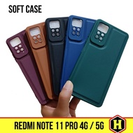 New Case XIAOMI REDMI NOTE 11 Pro/REDMI NOTE 11 Pro 5G Soft Case Leather Pro Casing Soft TPU Leather Texture Anti Impact