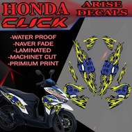 HONDA CLICK V3 ARISE DECALS STICKER / HONDA CLICK125 STICKER ACCESSORIES