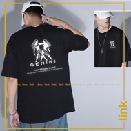 Silver reflective shirt Gemini - Zodiac sign (May 21 - June 21) unisex short sleeve