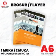 A6 Brochure Printing Flyer Printing/ Leaflet Art Paper 150 Grams (Min. Order 100 sheets)