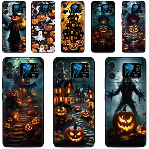Spooky Halloween Cover For Sharp Aquos R10 R9 R8 R8s Pro R2 R3 Air Zero6 Wish 5 4 Sense 10 9 8 6 6s 