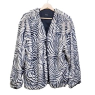 08sircus Blouson Jacket Size 4 fake Women black Long sleeves White zebra Direct from Japan Secondhan