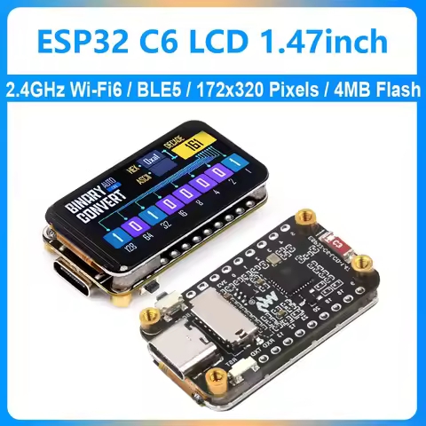 ESP32 C6 Development Board 262K Color ST7789 1.47 inch LCD Display Screen For Arduino WiFi6/BT/LVGL/