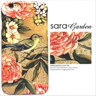【Sara Garden】客製化 手機殼 蘋果 iPhone 6plus 6SPlus i6+ i6s+ 復古 水彩 碎花 鳥 保護殼 硬殼