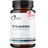 Designs for Health Methylated Vitamin B Complex - Vitamin B Supplements with B12 Vitamins, B1, B3, N