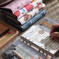 Japanese Vintage A6 A5 Ring Binder Journal Notebook Soft Cover