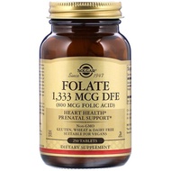 Solgar, Folate, 800 mcg, 100 Tablets