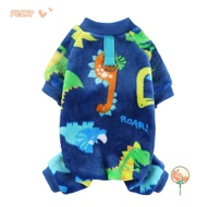PEONYMY Pet Dog Clothes, Winter Warm Fleece Dog Jumpsuit, Fashion Bear Dinosaurs Costumes Chihuahua 