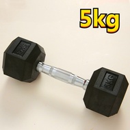 AA【ส่งจากกรุงเทพฯ 】แร็คดัมเบลสามารถวางไว้ที่บ้านของผู้ชายชุบพลาสติกหกเหลี่ยมอุปกรณ์ดัมเบลคงออกกําลัง