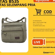 B535 Men's Shoulder Bag Canvas Sling Bag