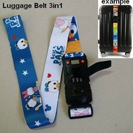 Scale TSA Strap สายรัด 3in1 สายรัดเครื่องชั่ง เป็นทั้งสายรัดกระเป๋า เครื่องชั่งน้ำหนัก และ มีรหัสล็อ