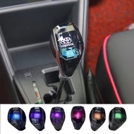 Crystal LED Gear Shift Knob Touch Light USB Rechargeable Car Interior Decor Auto Shifter