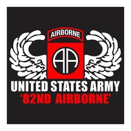 US Army 82nd Airborne Wing Cutting Sticker