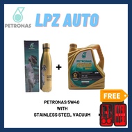 Petronas Syntium 3000 E 5W40 SN/CF Fully Synthetic Engine Oil 4L +STAINLESS STEEL VACUUM+OIL FILTER+