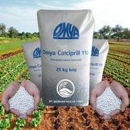 Peningkat PH Tanah Cepat Pupuk Omya Calciprill 110 Kalsium Karbonat Calcium Carbonat 1 Kg / 500 Gram Repack