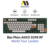 Akko 3098 RF World Tour London Keyboard (Dual-mode / AKKO sw v3) - Genuine Product