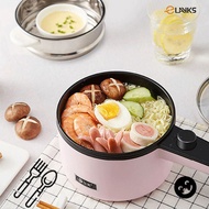 ☼Elayks Portable Mini Electric Stainless Steel Multifunction Non Stick Steamer Rice cooker